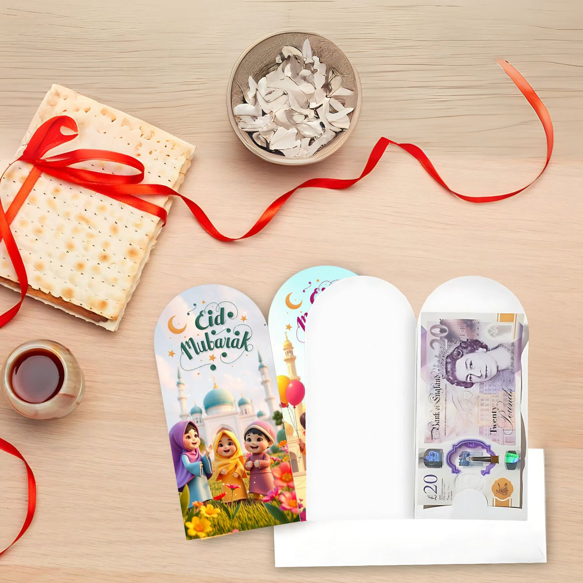 Eid Mubarak Cards Pack of 5 detail view 6