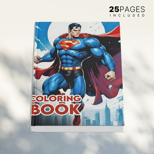 Super Man Coloring Book for Kids - Dua Pixels