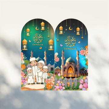 Eid Mubarak Cards Pack of 5 main design