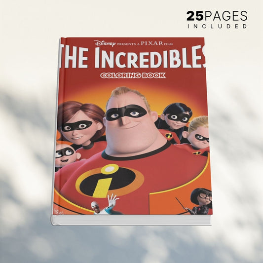 The Incredibles Coloring Book for Kids - Dua Pixels
