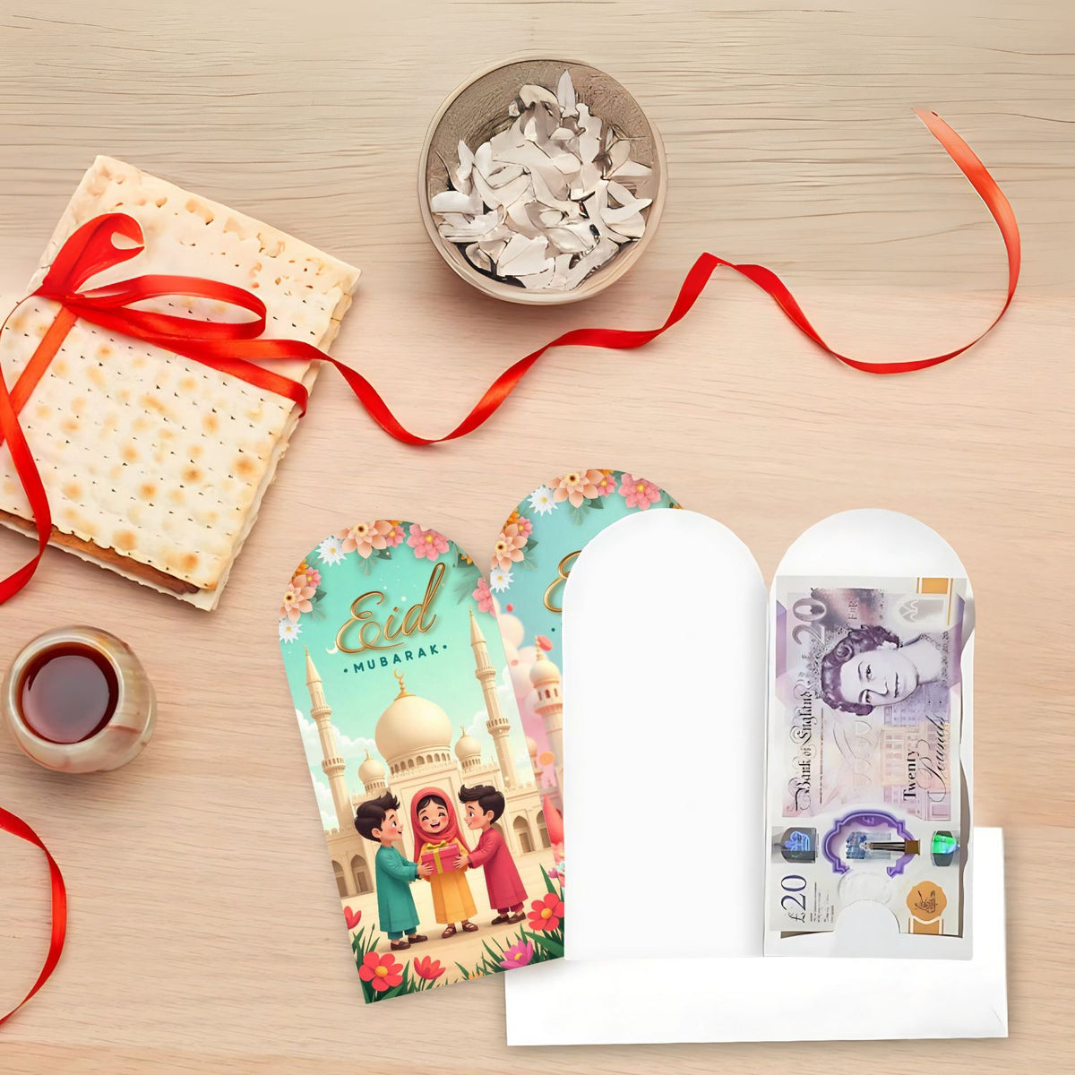 Eid Mubarak Cards Pack of 5 detail view 9