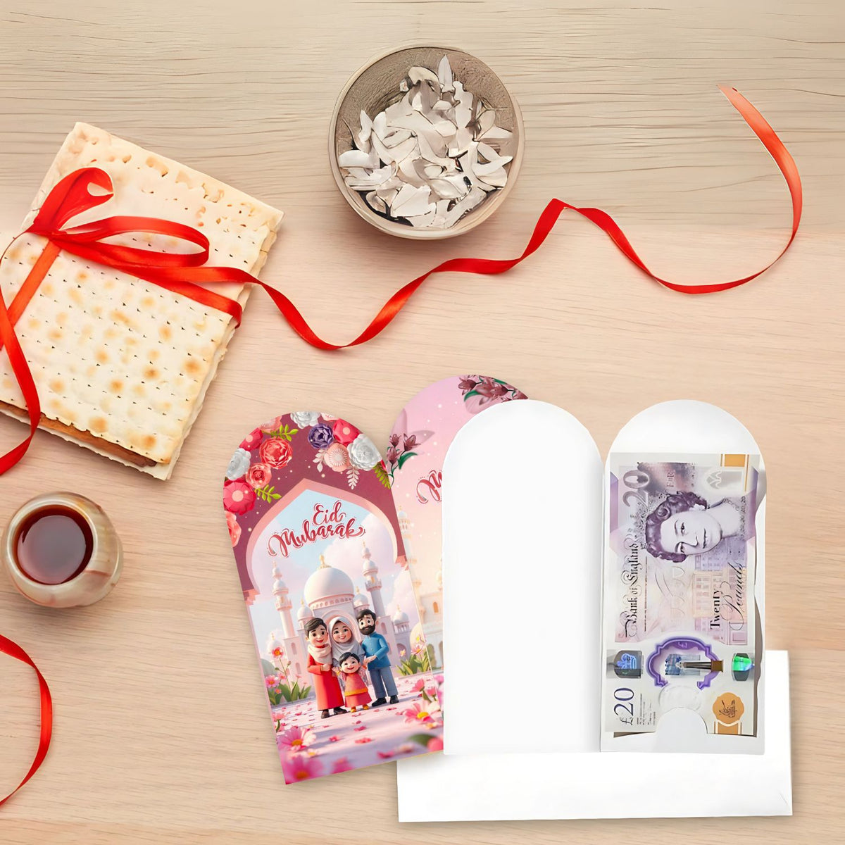 Eid Mubarak Cards Pack of 5 detail view 8