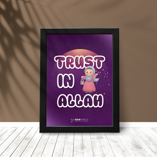 Trust in Allah Photo Card - Dua Pixels