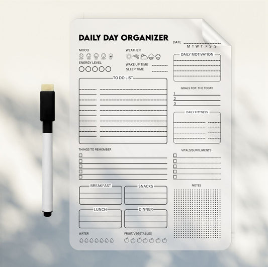 Daily Day Organizer Wall Planner Sticker - Dua Pixels