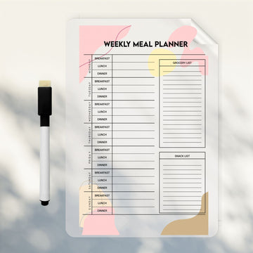 Weekly Meal Planner Sticker - Dua Pixels