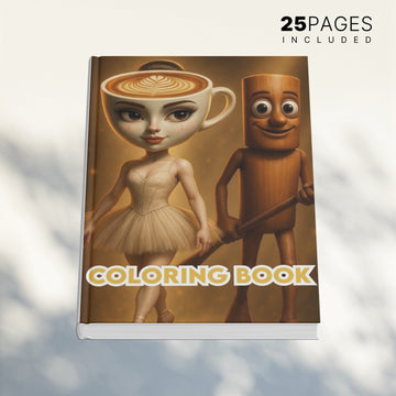 Tung Tung Sahur Family Coloring Book for Kids - Dua Pixels