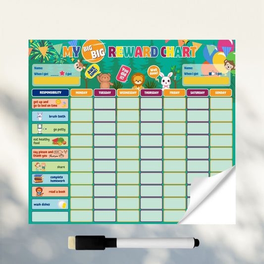 Animal Sticker Chart​  for Kids