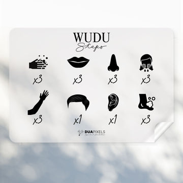 Wudu Steps with Pictures - Dua Pixels