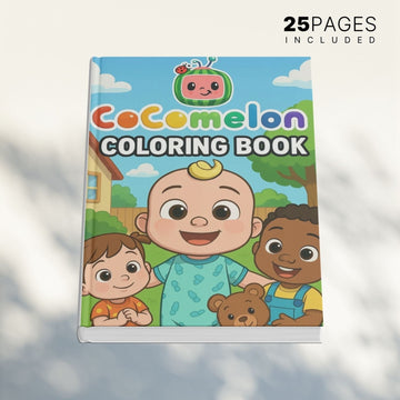Cocomelon Coloring Book for Kids - Dua Pixels