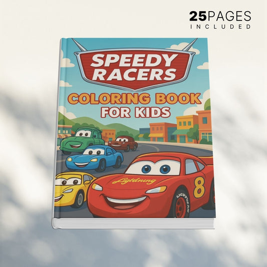 Lightening Mcqueen Coloring Book for Kids - Dua Pixels