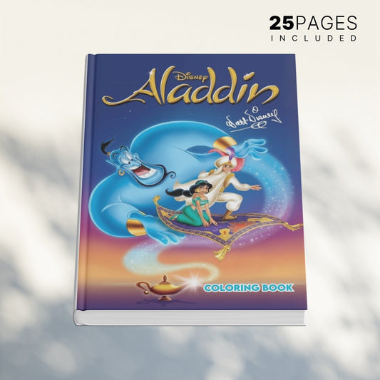 Aladdin Coloring Book for Kids - Dua Pixels
